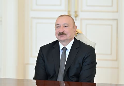 İlham Əliyev ABŞ Senatının Xarici Əlaqələr Komitəsinin üzvünü qəbul edib