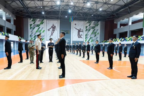 Vilayət Eyvazov Lənkəranda sıra baxışı keçirib