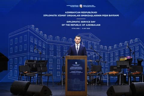 Azərbaycanın diplomatik xidmət orqanları əməkdaşlarının peşə bayramı günü münasibətilə rəsmi qəbul olub