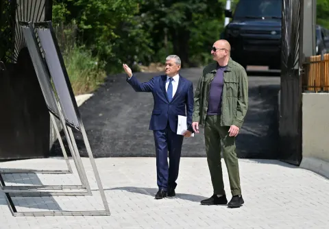 İlham Əliyev Şuşanın Kiçik Qaladərəsi kəndində görülən işlərlə tanış olub və kəndə qayıdan sakinlərlə görüşüb - YENİLƏNİB