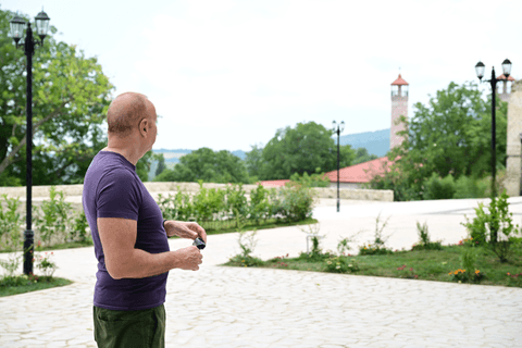 İlham Əliyev Şuşada "Sadıqcanın evi"nin bərpadan sonra açılışında iştirak edib