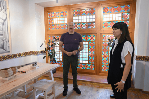 İlham Əliyev Şuşada "Sadıqcanın evi"nin bərpadan sonra açılışında iştirak edib