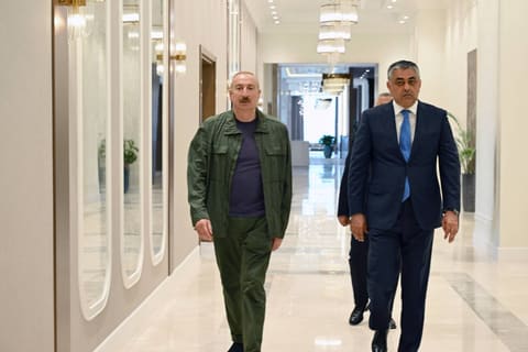 Prezident İlham Əliyev “Xankəndi” hotelinin açılışında iştirak edib