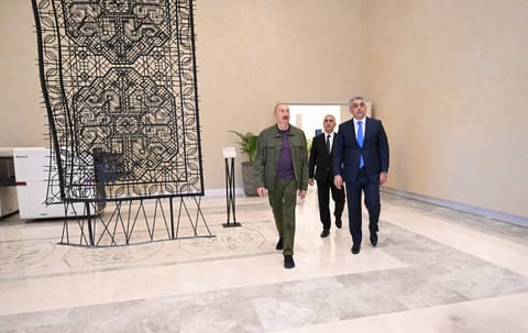 Prezident İlham Əliyev “Xankəndi” hotelinin açılışında iştirak edib