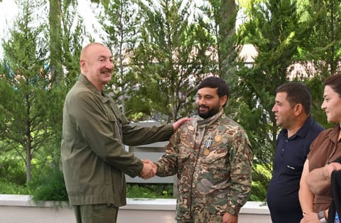 İlham Əliyev Xocavənd rayonunun Quzeyxırman kəndində olub - YENİLƏNİB