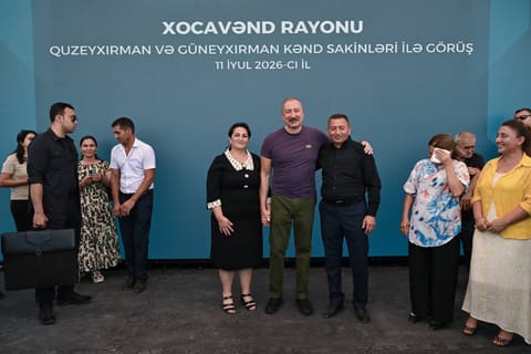 İlham Əliyev Xocavənd rayonunun Quzeyxırman kəndində olub - YENİLƏNİB