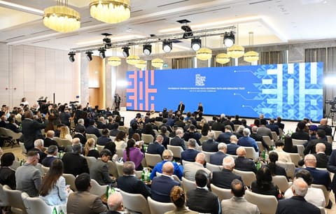Prezident İlham Əliyev IV Şuşa Qlobal Media Forumunun açılışında iştirak edib - YENİLƏNİB 3
