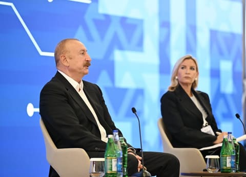 Prezident İlham Əliyev IV Şuşa Qlobal Media Forumunun açılışında iştirak edib - YENİLƏNİB 3