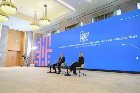 Prezident İlham Əliyev IV Şuşa Qlobal Media Forumunun açılışında iştirak edib - YENİLƏNİB 3