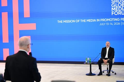 Prezident İlham Əliyev IV Şuşa Qlobal Media Forumunun açılışında iştirak edib - YENİLƏNİB 3