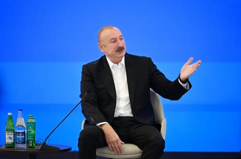 Prezident İlham Əliyev IV Şuşa Qlobal Media Forumunun açılışında iştirak edib - YENİLƏNİB 3