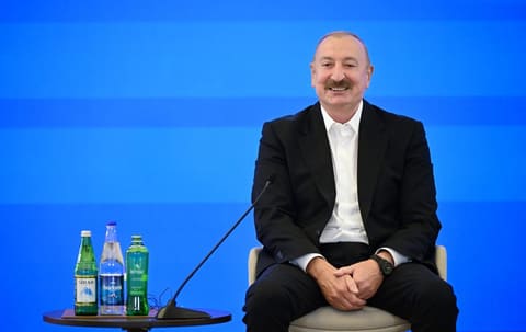 Prezident İlham Əliyev IV Şuşa Qlobal Media Forumunun açılışında iştirak edib - YENİLƏNİB 3