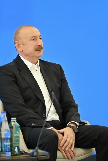Prezident İlham Əliyev IV Şuşa Qlobal Media Forumunun açılışında iştirak edib - YENİLƏNİB 3