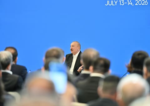 Prezident İlham Əliyev IV Şuşa Qlobal Media Forumunun açılışında iştirak edib - YENİLƏNİB 3