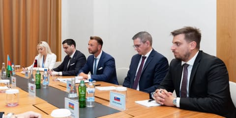 Vilayət Eyvazov Şuşada slovakiyalı həmkarı ilə görüşüb