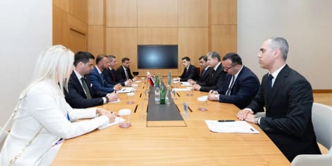 Vilayət Eyvazov Şuşada slovakiyalı həmkarı ilə görüşüb