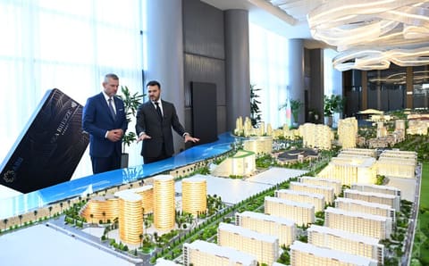 Slovakiya Prezidenti “Sea Breeze”lə tanış olub