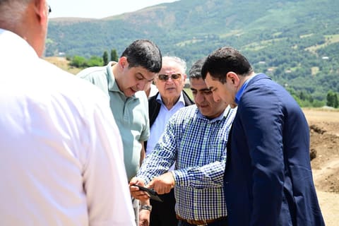 Mədəniyyət naziri Yardımlıda aparılan arxeoloji tədqiqat işləri ilə tanış olub
