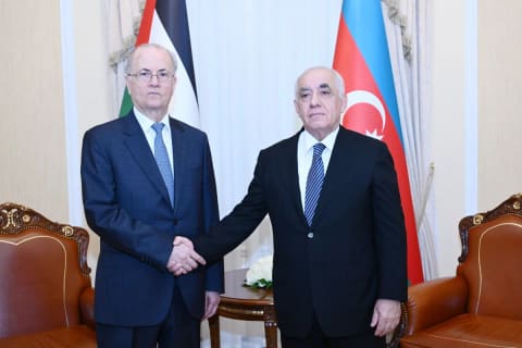 Azərbaycan və Fələstin Baş nazirləri arasında görüş olub