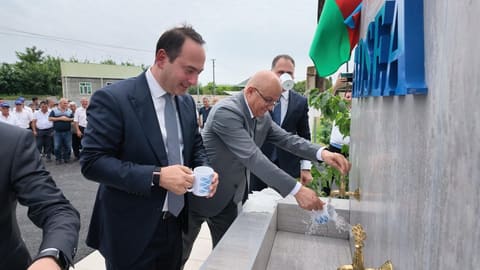 Ağdaş rayonunun Pirəyir kəndi fasiləsiz içməli su ilə təmin olunub