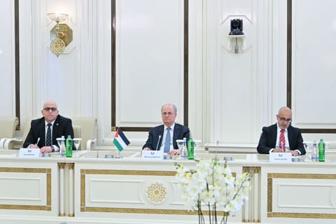 Sahibə Qafarova Fələstinin Baş naziri ilə görüşüb