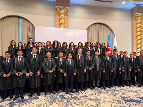 Bakıda vəkillərin andiçmə mərasimi keçirilib