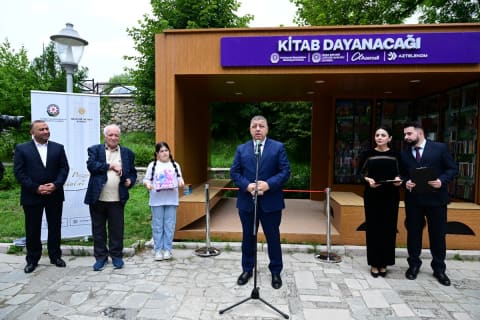 Şuşada "Kitab dayanacağı" istifadəyə verilib