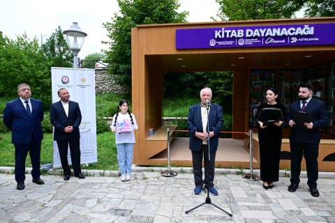 Şuşada "Kitab dayanacağı" istifadəyə verilib