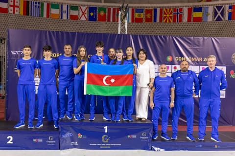 Azərbaycanın stolüstü tennisçisi Avropa üçüncüsü olub