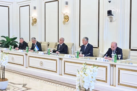 Sahibə Qafarova Özbəkistanın baş prokuroru ilə görüşüb