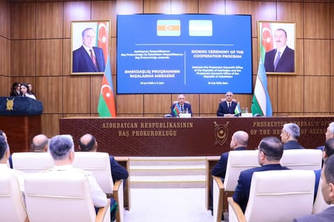 Özbəkistan Baş prokurorunun rəhbərlik etdiyi nümayəndə heyəti Azərbaycanda işgüzar səfərdədir