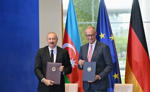 Berlində Azərbaycan-Almaniya sənədləri imzalanıb