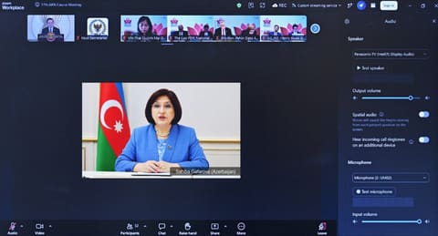 Milli Məclisin sədri ASEAN Parlamentlərarası Assambleyasının tədbirində çıxış edib