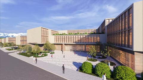 Qarabağ Universitetinin Mühəndislik fakültəsinin binası belə görünəcək - FOTO