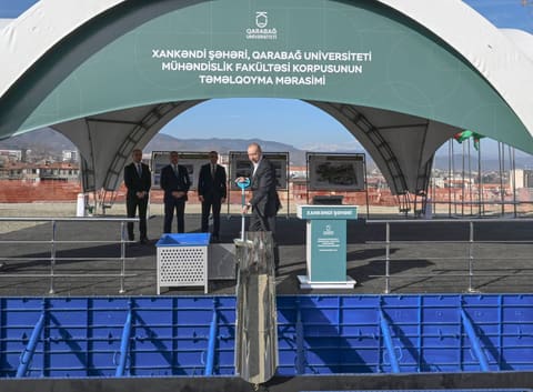 Qarabağ Universitetinin Mühəndislik fakültəsinin binası belə görünəcək - FOTO
