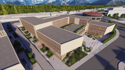 Qarabağ Universitetinin Mühəndislik fakültəsinin binası belə görünəcək - FOTO