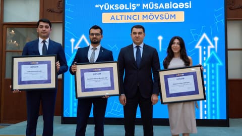 VI “Yüksəliş” müsabiqəsinin qalibləri mükafatlandırılıb
