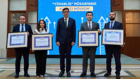 VI “Yüksəliş” müsabiqəsinin qalibləri mükafatlandırılıb