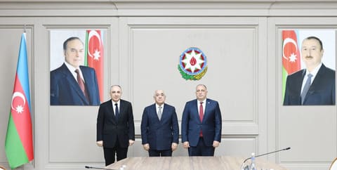 Azerbaijani PM Ali Asadov Meets Georgia's Prosecutor General Giorgi Gvarakidze