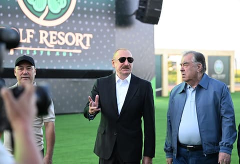 President Ilham Aliyev Attends Golf Club Opening in Kyrgyzstan Alongside Regional Leaders