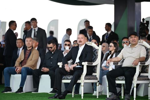President Ilham Aliyev Attends Golf Club Opening in Kyrgyzstan Alongside Regional Leaders