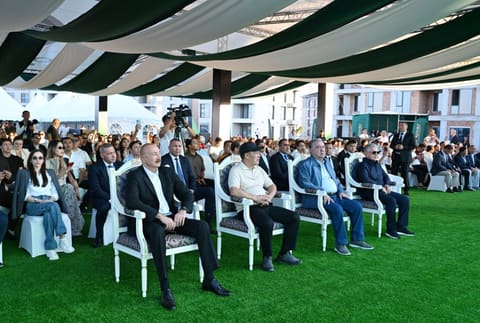President Ilham Aliyev Attends Golf Club Opening in Kyrgyzstan Alongside Regional Leaders