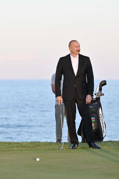 President Ilham Aliyev Attends Golf Club Opening in Kyrgyzstan Alongside Regional Leaders