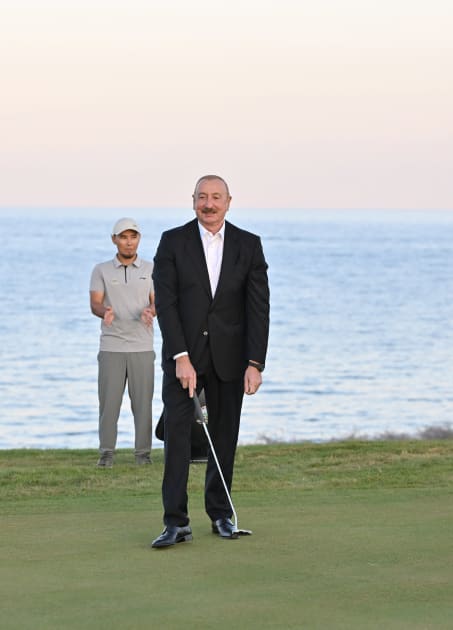 President Ilham Aliyev Attends Golf Club Opening in Kyrgyzstan Alongside Regional Leaders
