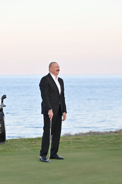 President Ilham Aliyev Attends Golf Club Opening in Kyrgyzstan Alongside Regional Leaders