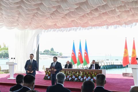 Azerbaijan and Kyrgyzstan Exchange Signed Strategic Agreements and Allied Treaty