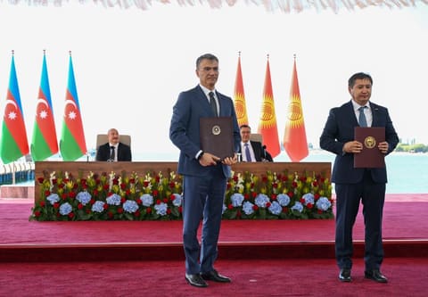 Azerbaijan and Kyrgyzstan Exchange Signed Strategic Agreements and Allied Treaty