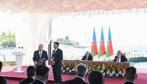 Azerbaijan and Kyrgyzstan Exchange Signed Strategic Agreements and Allied Treaty