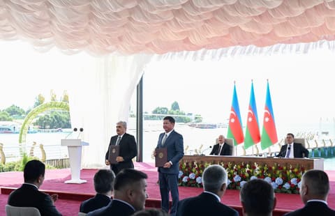 Azerbaijan and Kyrgyzstan Exchange Signed Strategic Agreements and Allied Treaty