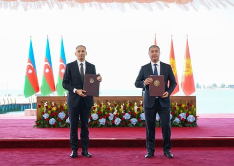Azerbaijan and Kyrgyzstan Exchange Signed Strategic Agreements and Allied Treaty